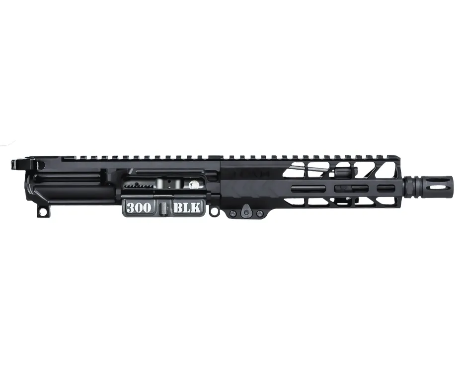[AUTH-CUR-7.5-300BLK] THE SILENT PROFESSIONAL AR15/M4 7.5" 300BLK COMPLETE BILLET UPPER RECEIVER WITH BCG AND RACK-15 AMBIDEXTROUS CHARGING HANDLE