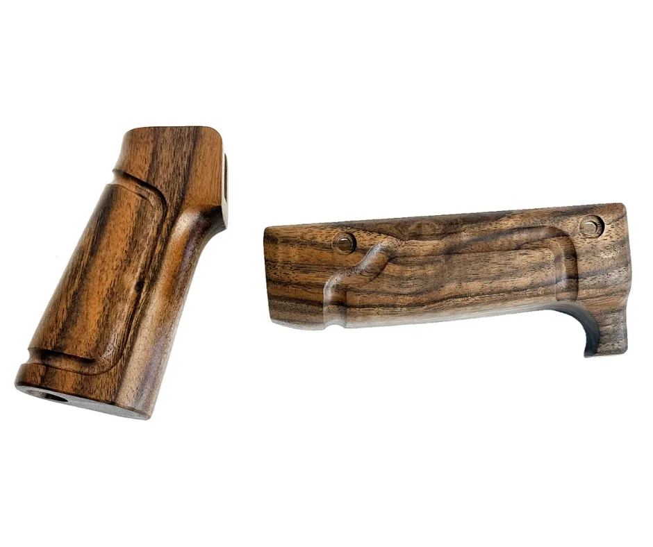[BAD-WOOD-FURN-KIT-HG-PG] BATTLEARMS 2-PIECE FRENCH WALNUT WOOD FURNITURE KIT (HANDGUARD & PISTOL GRIP)