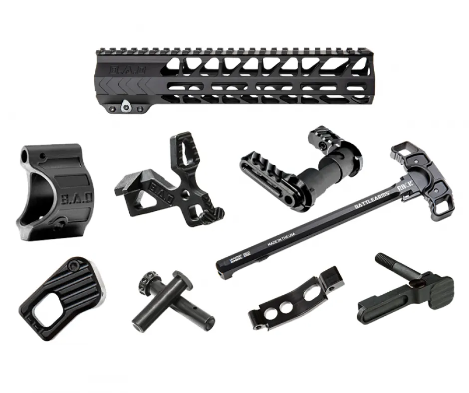[BAD-ESS-KIT-9.5] BATTLEARMS ENHANCED ESSENTIALS AMBIDEXTROUS KIT 9.5" HANDGUARD AR15/M16/M4