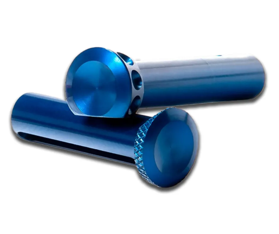 [BAD-EPS-AL-BLU] ENHANCED PIN SET - ALUMINUM 7075-T6 PIVOT & TAKEDOWN PINS - BLUE ANODIZED - AR15/M16/M4