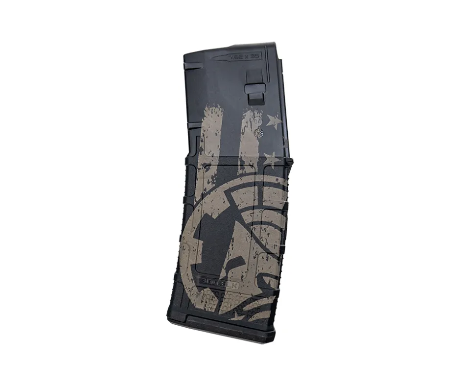AR15/M16/M4 CUSTOM ENGRAVED PMAG BAD FLAG
