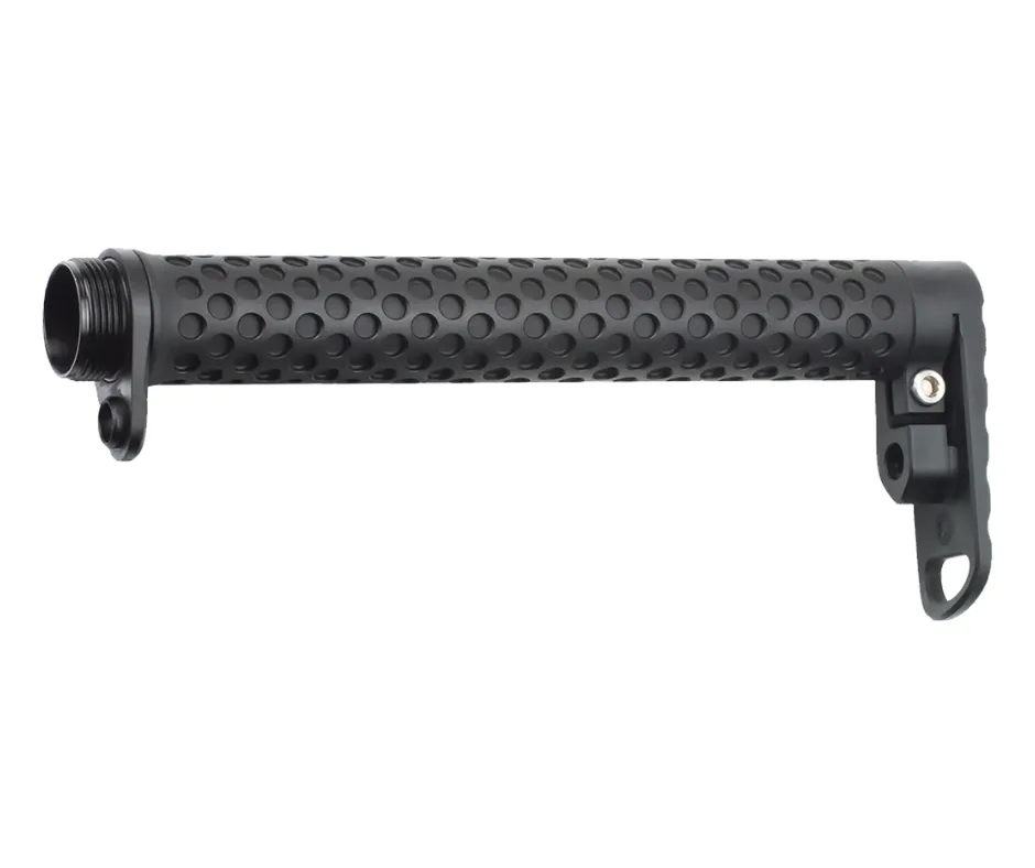 [SABERTUBE-QD-M-KIT-BLK] SABERTUBE® LIGHTWEIGHT MID LENGTH STOCK KIT AR15/M16/M4 (TUBE +LIGHTWEIGHT BUTTSTOCK + QD ENDPLATE) FOR MIL-SPEC CARBINE BUFFER & SPRING