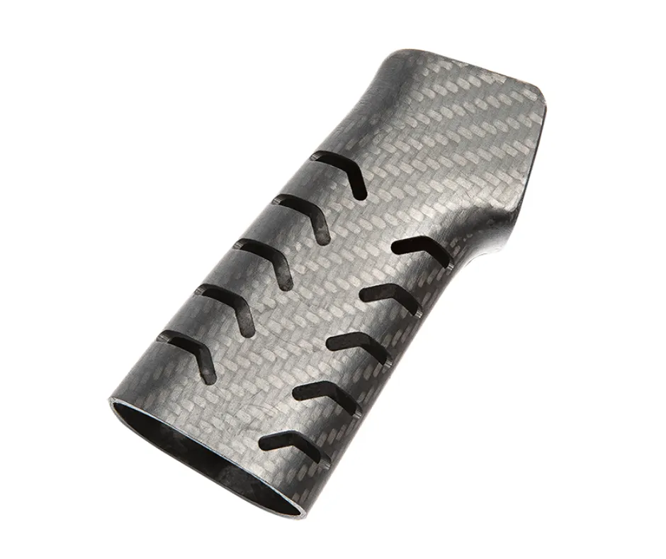 [BAD-PG-CF-CHEV] ULTRALIGHT CARBON FIBER CHEVRON PISTOL GRIP