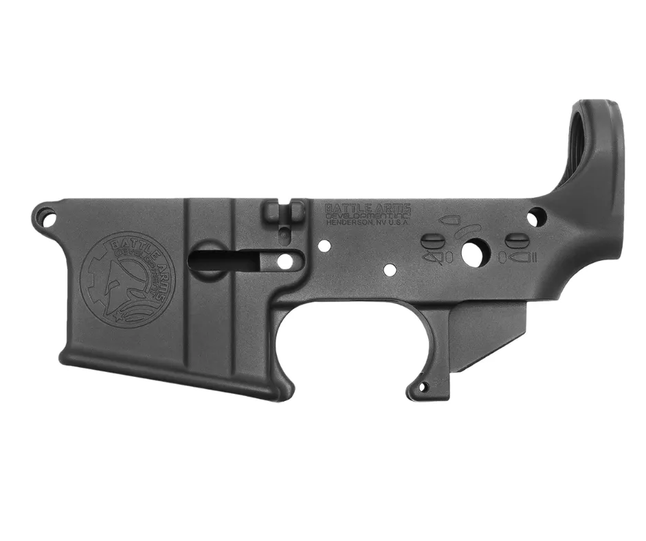 WORKHORSE® FORGED 7075-T6 LOWER RECEIVER STRIPPED, BLACK ANODIZED - AR15