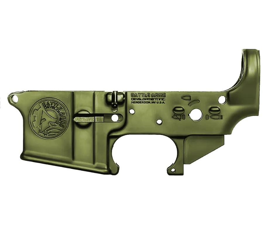 [WH556-LR-ODG] WORKHORSE® FORGED 7075-T6 LOWER RECEIVER STRIPPED, ODG ANODIZED - AR15
