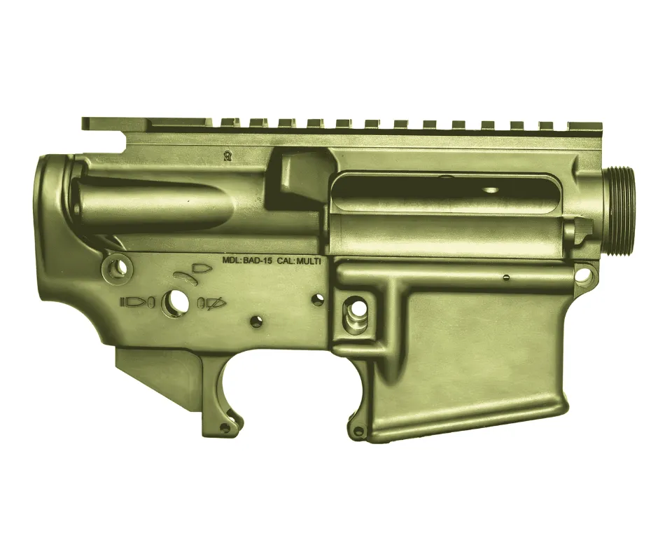 WORKHORSE® FORGED 7075-T6 UPPER AND LOWER RECEIVER SET STRIPPED, ODG ANODIZED - AR15